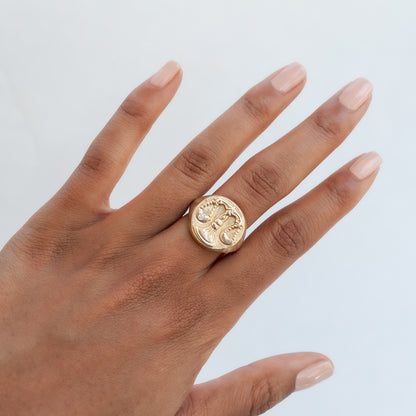 Zodiac Signet Ring