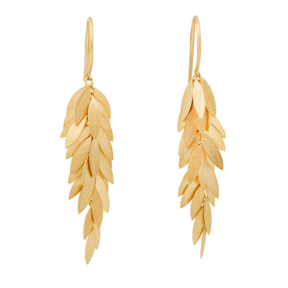 Golden Leaf Earrings