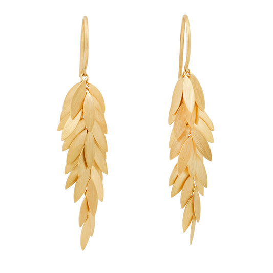 Golden Leaf Earrings