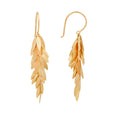 Golden Leaf Earrings 3 