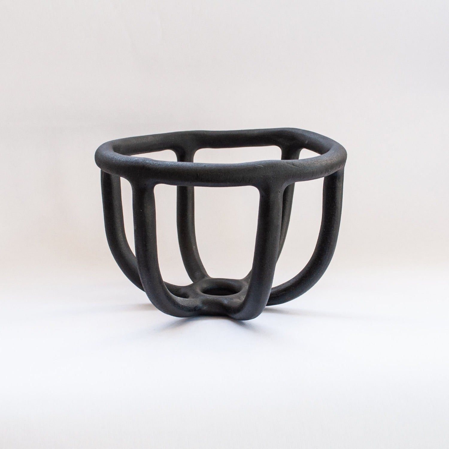 SIN Small Moth Fruit Bowl Black