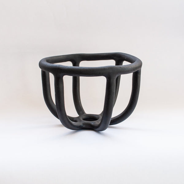 Small Flat Lidded Jar 8 