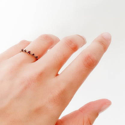 Homespun Ruby Ring