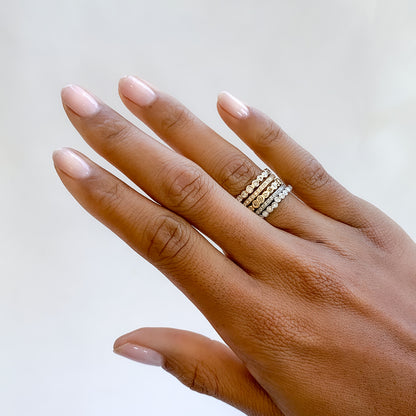 Yellow Gold Diamond Eternity Band