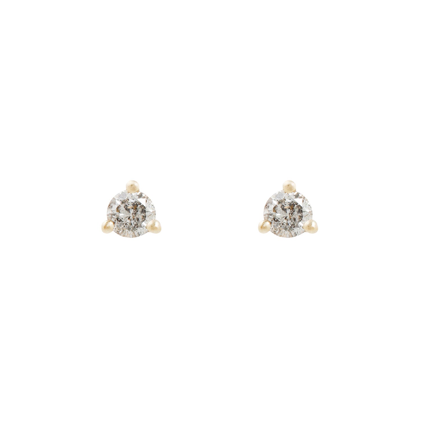 Swirl Elegance Diamond Stud Earrings-Candere by Kalyan Jewellers