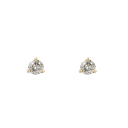 Salt + Pepper Diamond Studs