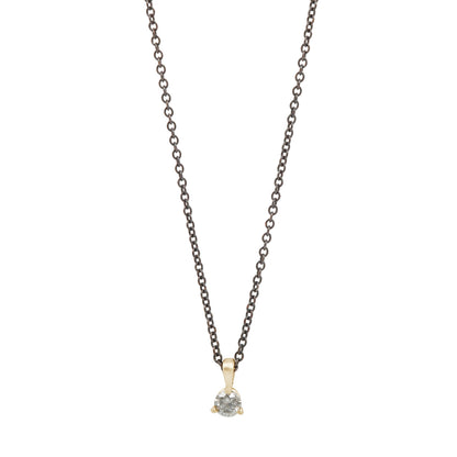 Salt + Pepper Diamond Necklace