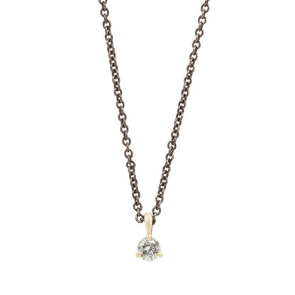 Salt + Pepper Diamond Necklace