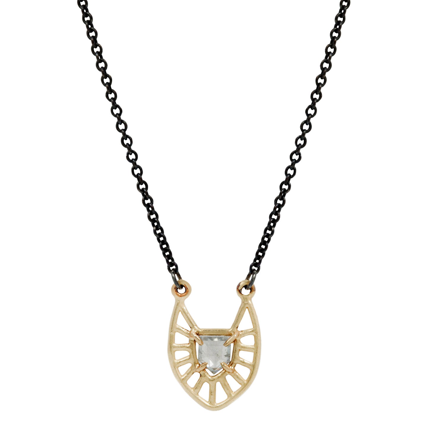 Shield Cosmic Web Necklace