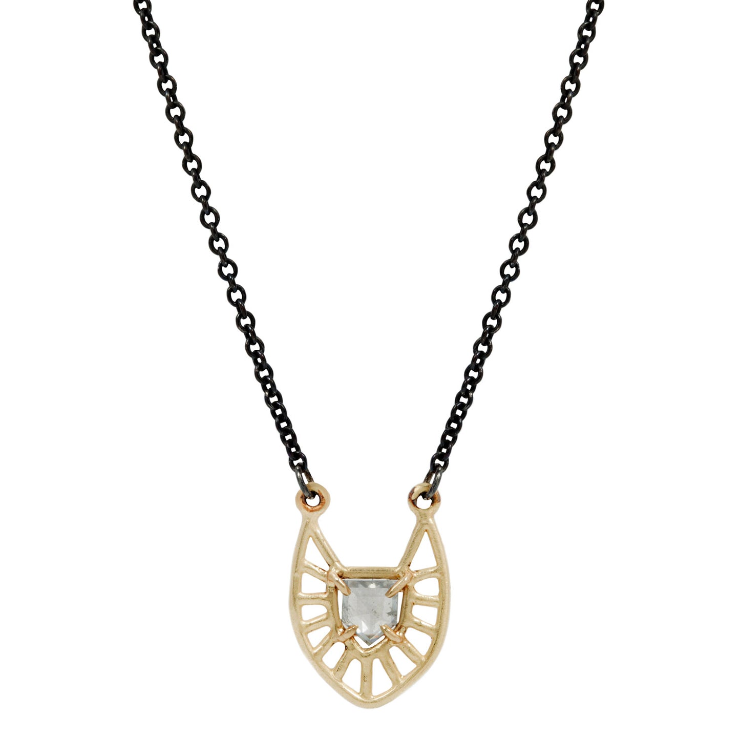 Shield Cosmic Web Necklace