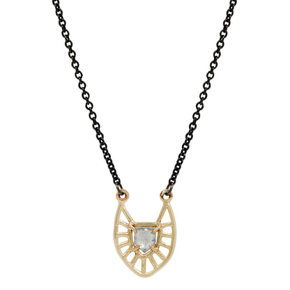 Shield Cosmic Web Necklace