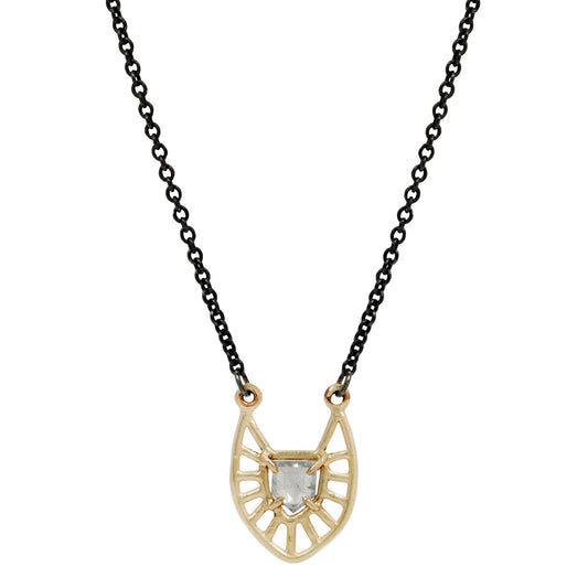 Shield Cosmic Web Necklace