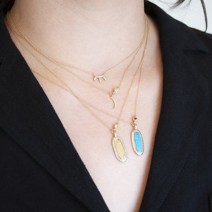 Simone Opal Pendant Necklace