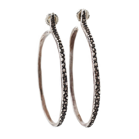 Lauren Wolf Jewelry Silver Stingray Hoops