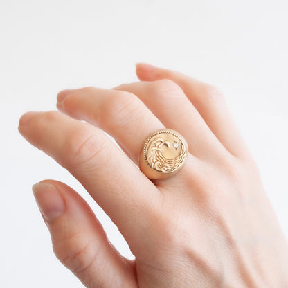 Zodiac Signet Ring