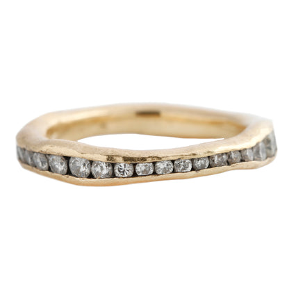 Hammered Eternity Ring