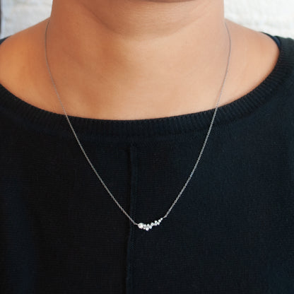 Star Cluster Diamond Necklace