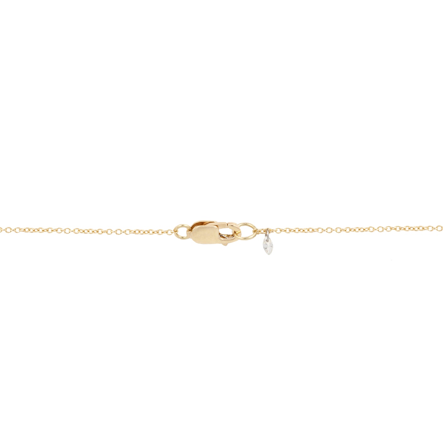 Triple Baguette Diamond Necklace