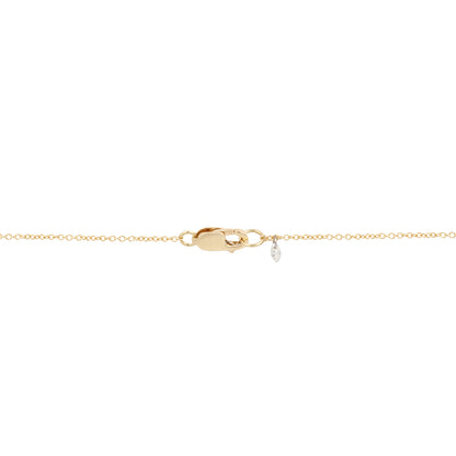 Triple Baguette Diamond Necklace