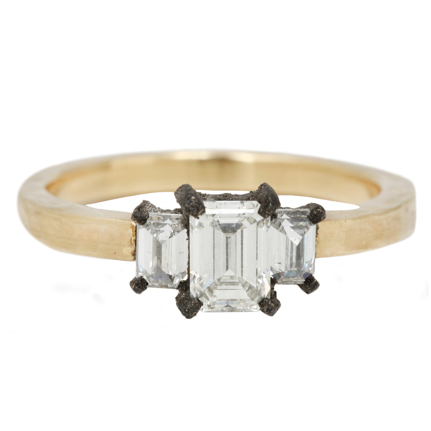 TAP by Todd Pownell Rise To The Occasion Ring with White Emerald cut diamonds