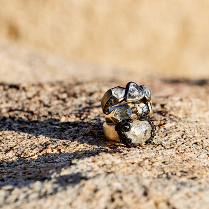 Molten Power Diamond Ring