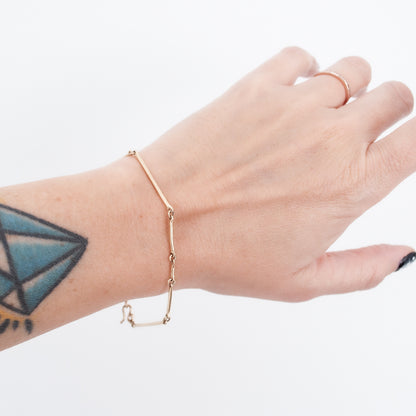 Cast Line Gold Bracelet