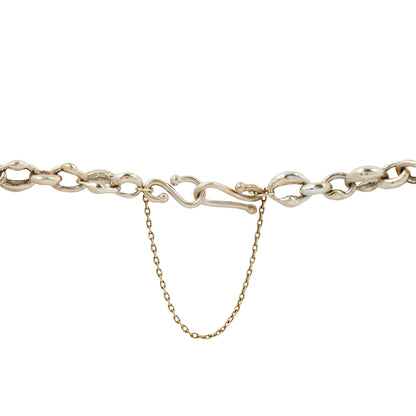 Oval Link Gold Chain Bracelet