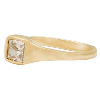 Square Diamond Swell Ring