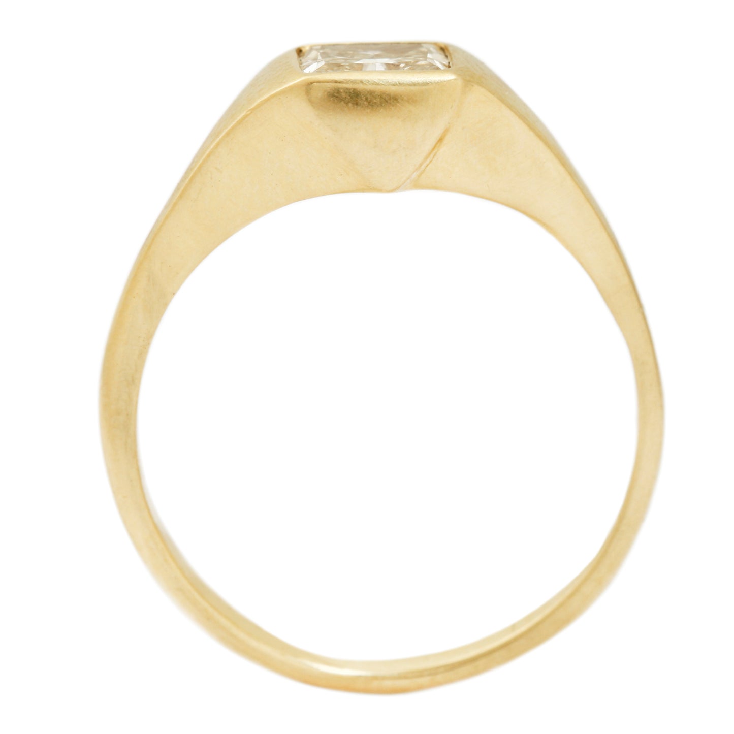 Square Diamond Swell Ring