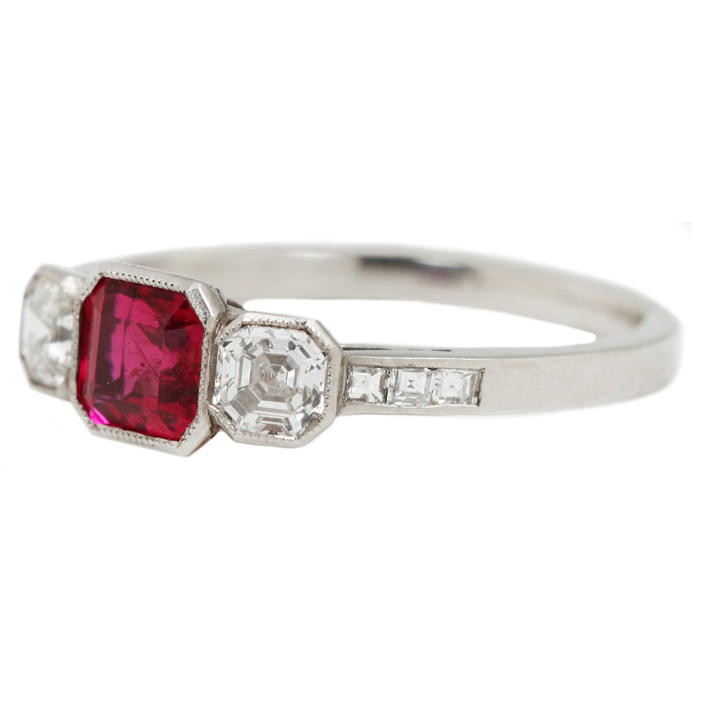Art Deco Ruby & Diamond Ring