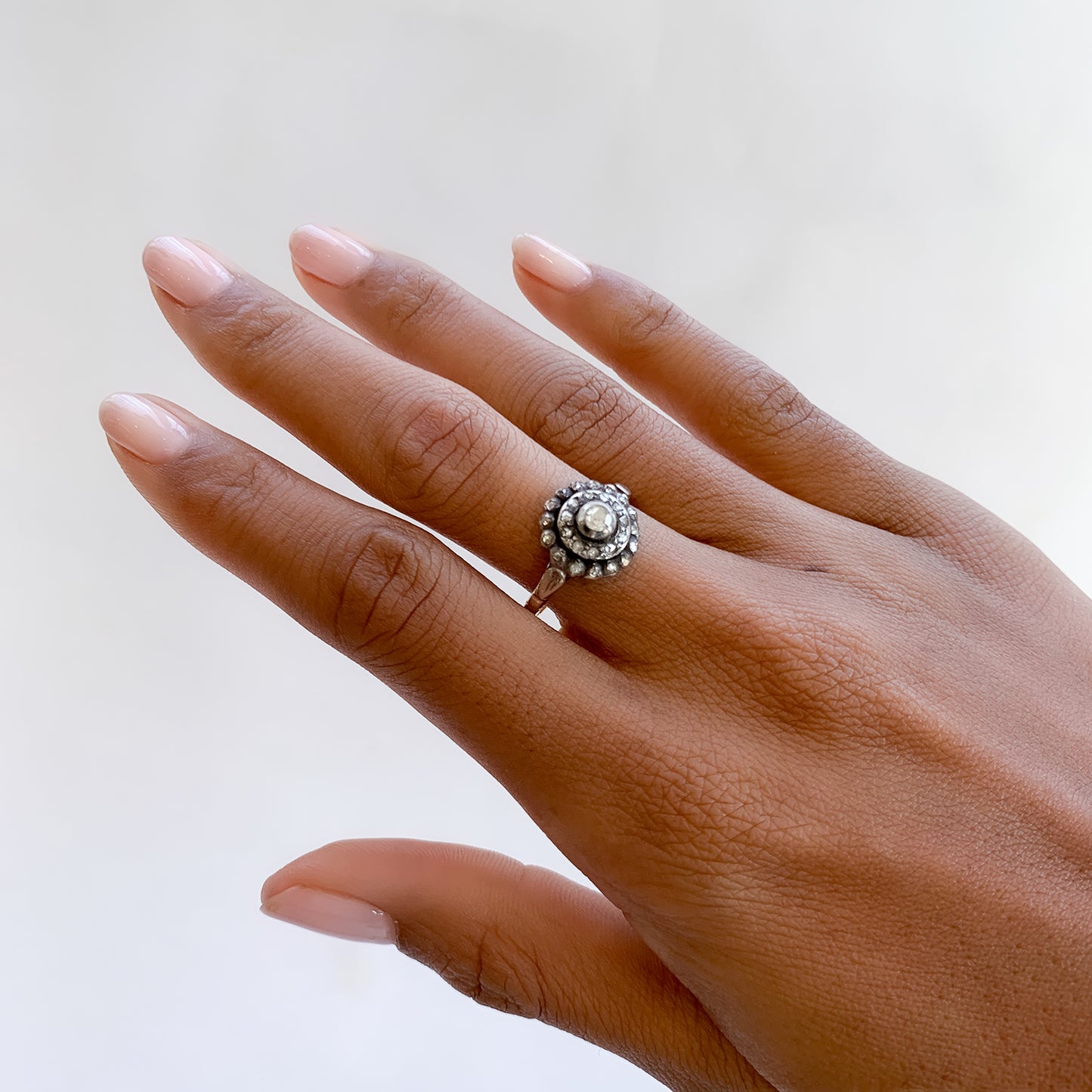 Concentric Circles Diamond Ring