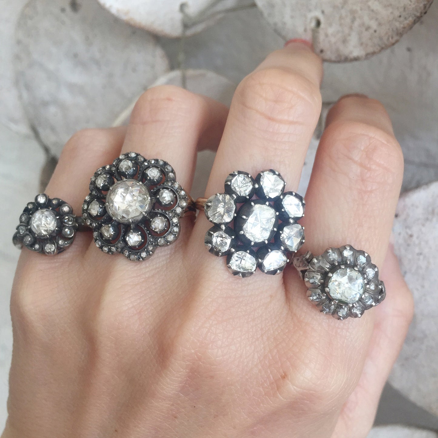 Floral Cluster Ring