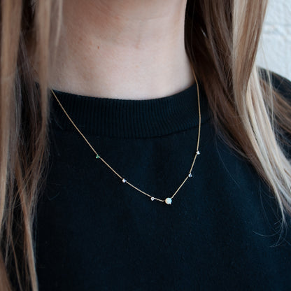 Linear Chain Necklace