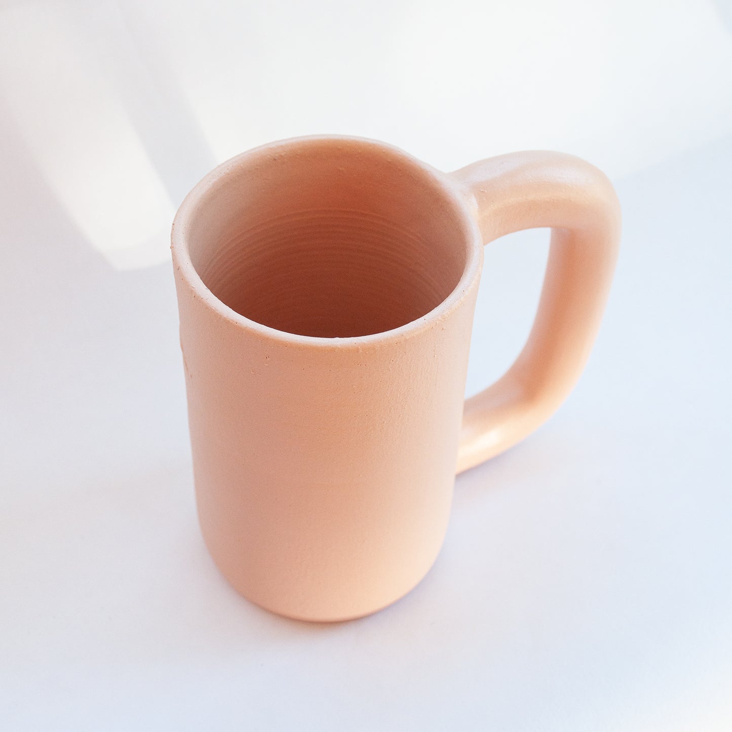 Hand Built Tall Ceramic Mug