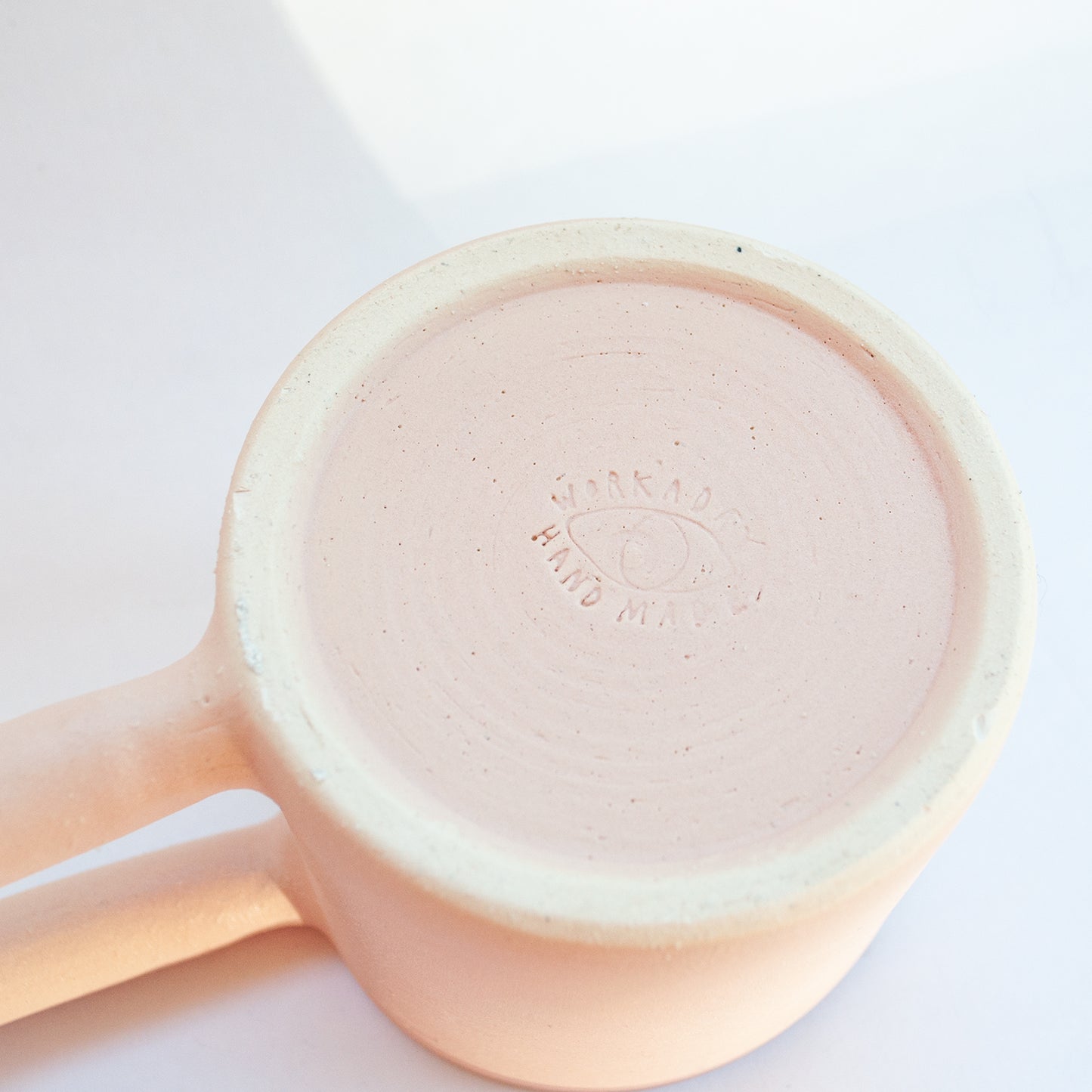 Hand Built Short Ceramic Mug