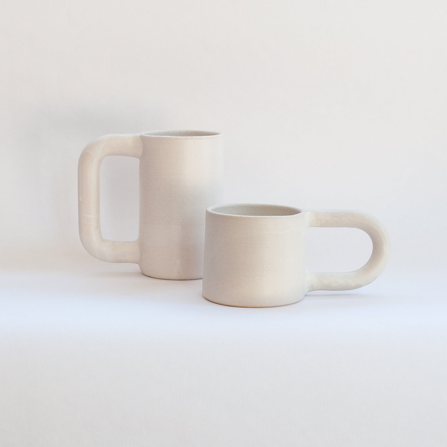 Hand Built Tall Ceramic Mug