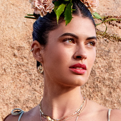 Small Citrine O'Keefe Earrings