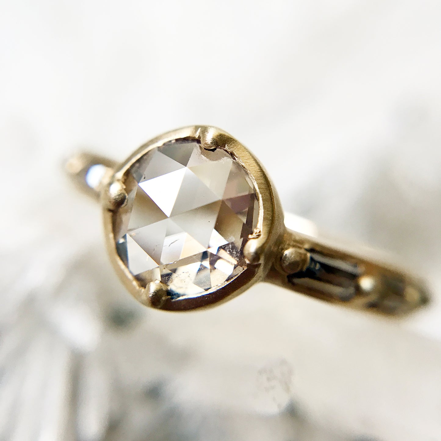 Champagne Baguette Ring