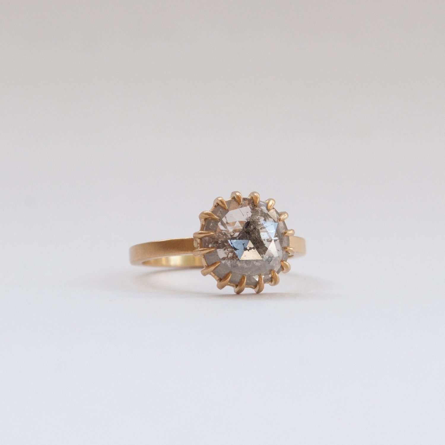 Sarah Swell Soleil Solitaire Diamond Ring
