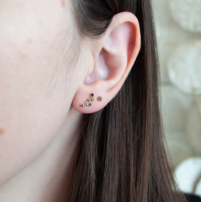 Hydra Black Diamond Studs
